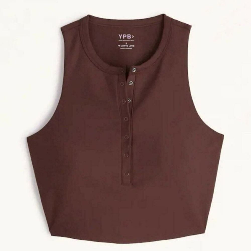 Abercrombie and Fitch YPB sculptLUX Curve Love Plunge
Henley Slim Tank